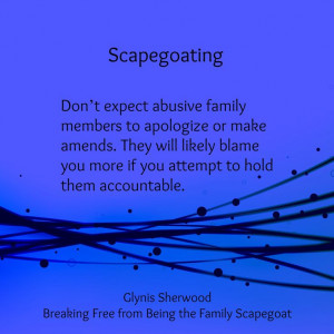 ... Free from Being the Family Scapegoat, Glynis Sherwood Counseling