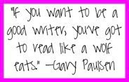 Gary Paulsen ... reading and writing ARE connected!