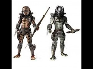 Predator 2 Predators 1 4 Scale Action Figure Set