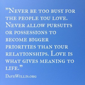 Dave Willis love quote