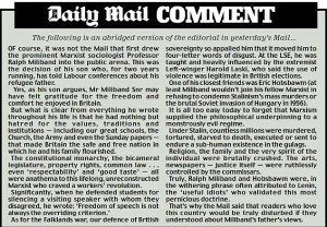 War of words over Red Ed's Marxist dad: Mail critique of Ralph ...