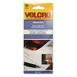 Velcro Glue Dots, Removable, 1/2