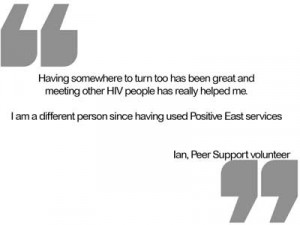 As one of our peer support volunteers said recently: