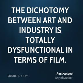 Ann Macbeth - The dichotomy between art and industry is totally ...