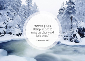 25 Beautiful Quotes About Snow