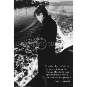 Title: John F Kennedy Quote Archival Photo Poster Print