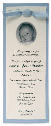 Baby Boy Baptism Invitation Quotes