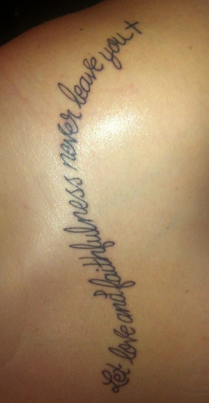 Running Tattoo Quotes my First Tattoo Running From