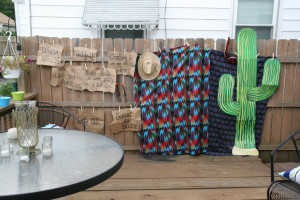 This is what my deck looked like when I got home!