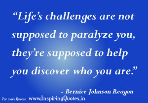 Life’s challenges are not supposed to paralyze you