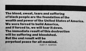 Huey p. Newton quote black panther movement