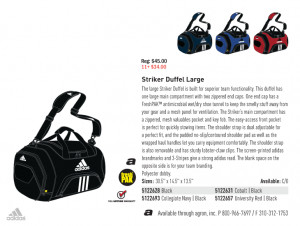 Striker Duffel Medium Bag