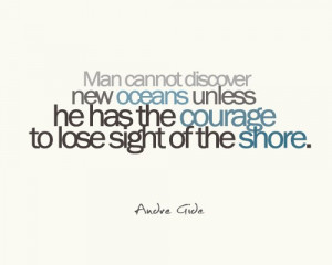 Man Cannot Discover New Oceans