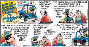 comic strip name frank and ernest cartoonist name s bob thaves tom