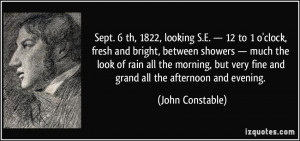 Sept. 6 th, 1822, looking S.E. — 12 to 1 o'clock, fresh and bright ...