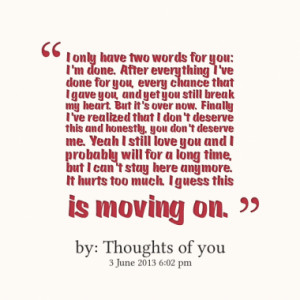 Quotes About: moving-on