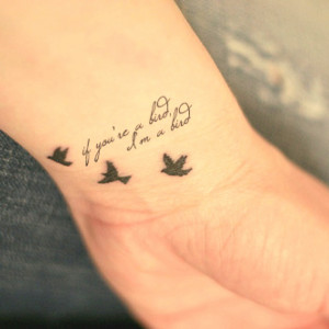 Quote from The Notebook-If your a bird, I am a bird!