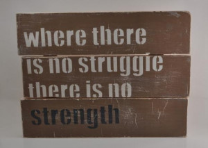 Where There Is No Struggle Quote