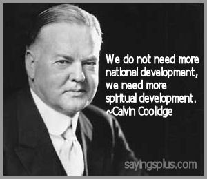 Calvin Coolidge Quotes and Sayings