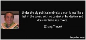 More Zhang Yimou Quotes