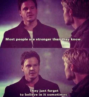 One Tree Hill - sometimes they just forget to believe