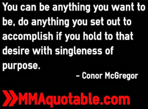 Conor McGregor Quotations / Sayings (Irish UFC featherweight)