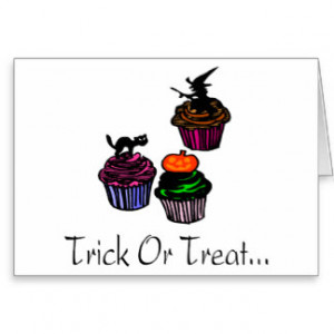 Trick Or Treat Greeting Cards