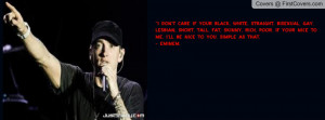 eminem quote Profile Facebook Covers