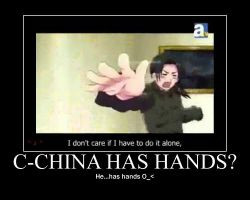 Hetalia - CHINA...HE HAS HANDS D: by Cheicokawabe