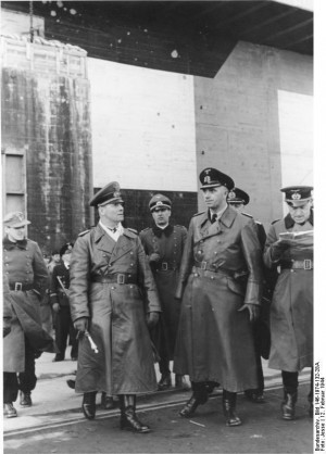 Field Marshal Erwin Rommel and Vice Admiral Friedrich Oskar Ruge ...
