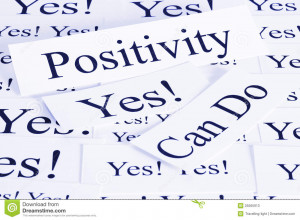 conceptual look at positivity, can do, attitude.