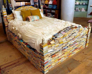 Paperback Book Bed