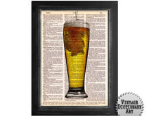 Pint of Beer - Cocktails in the Aft ernoon Series - Vintage Dictionary ...
