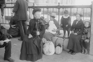 Immigrants traveled through Ellis Island to pursue the American Dream.