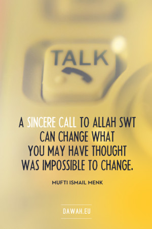 Mufti Ismail Menk: A sincere call to Allah SWT …