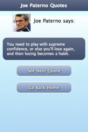 View bigger - Joe Paterno Quotes for Android screenshot