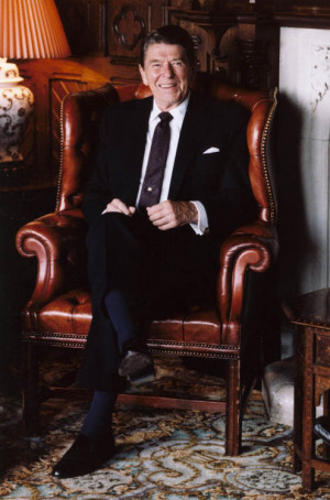 President Reagan at Ashford Castle in Ireland; June 2, 1984 [C22240-34 ...