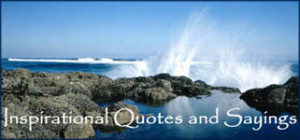 Inspirational quotes and sayings: Sea shore with cliffs and waves ...