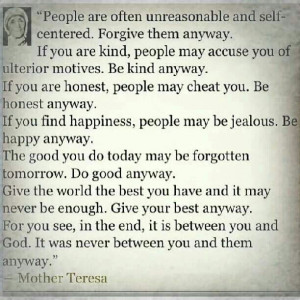 Something to remeber in frustrating times...