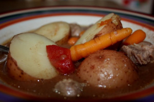 This savory Beef Stew is my go to dish for the winter!