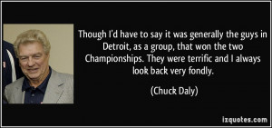 Chuck Daly Quotes
