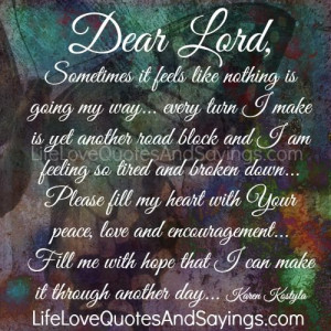 Dear Lord..