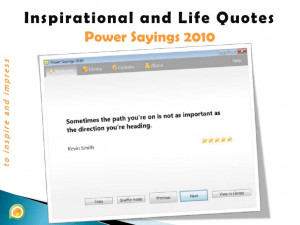 Inspirational Quotes and Life Proverbs - Power Sayings 2010