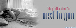 Sleep Better When Im Next To You Cover Comments