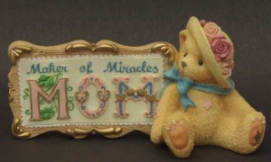 Mom-Maker Of Miracles Plaque - No Box