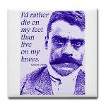 Emiliano Zapata Quote Tile Coaster