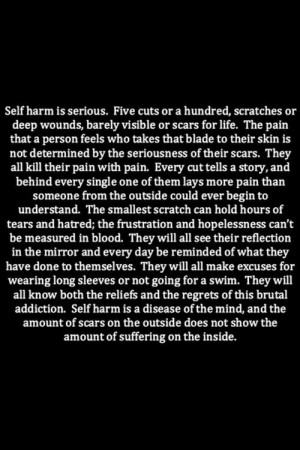 cuts, cutting, depressed, hurt, pain, sad, self harm, stay strong ...
