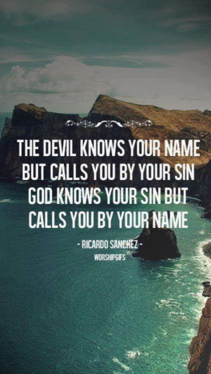 ... of the devil! Go seek god in your life it will help tremendously