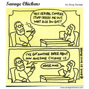 Savage Chickens - Freud's Editor