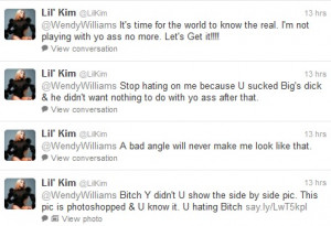 Lil Kim Goes Twitter Rant Against Wendy Williams Over Plastic